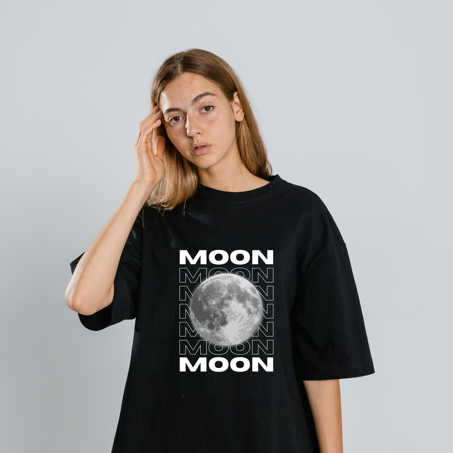 "MOON" Unisex Oversized T-Shirt